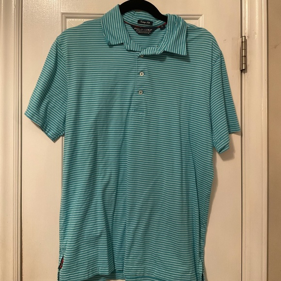 Ralph Lauren Short Sleeve Teal Polo Men Size M - Picture 1 of 3